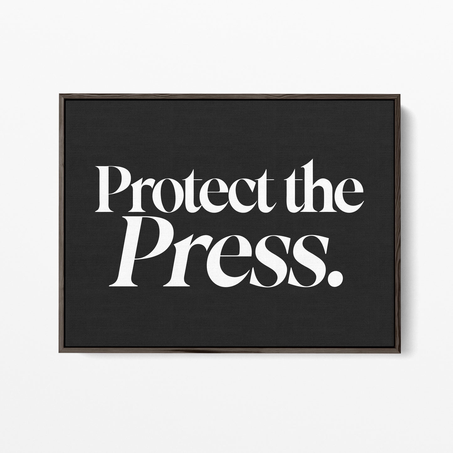 Protect the Press Canvas Landscape