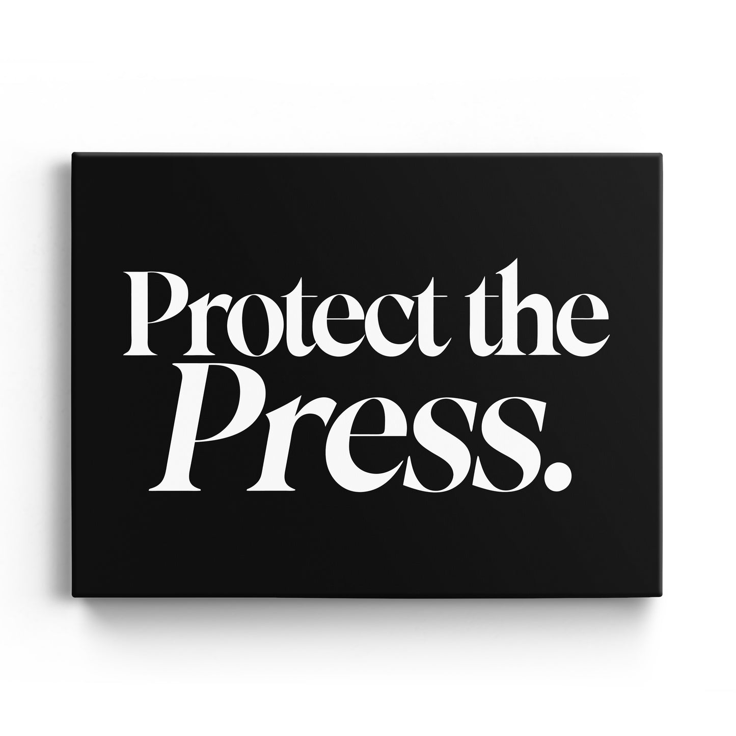 Protect the Press Canvas Landscape