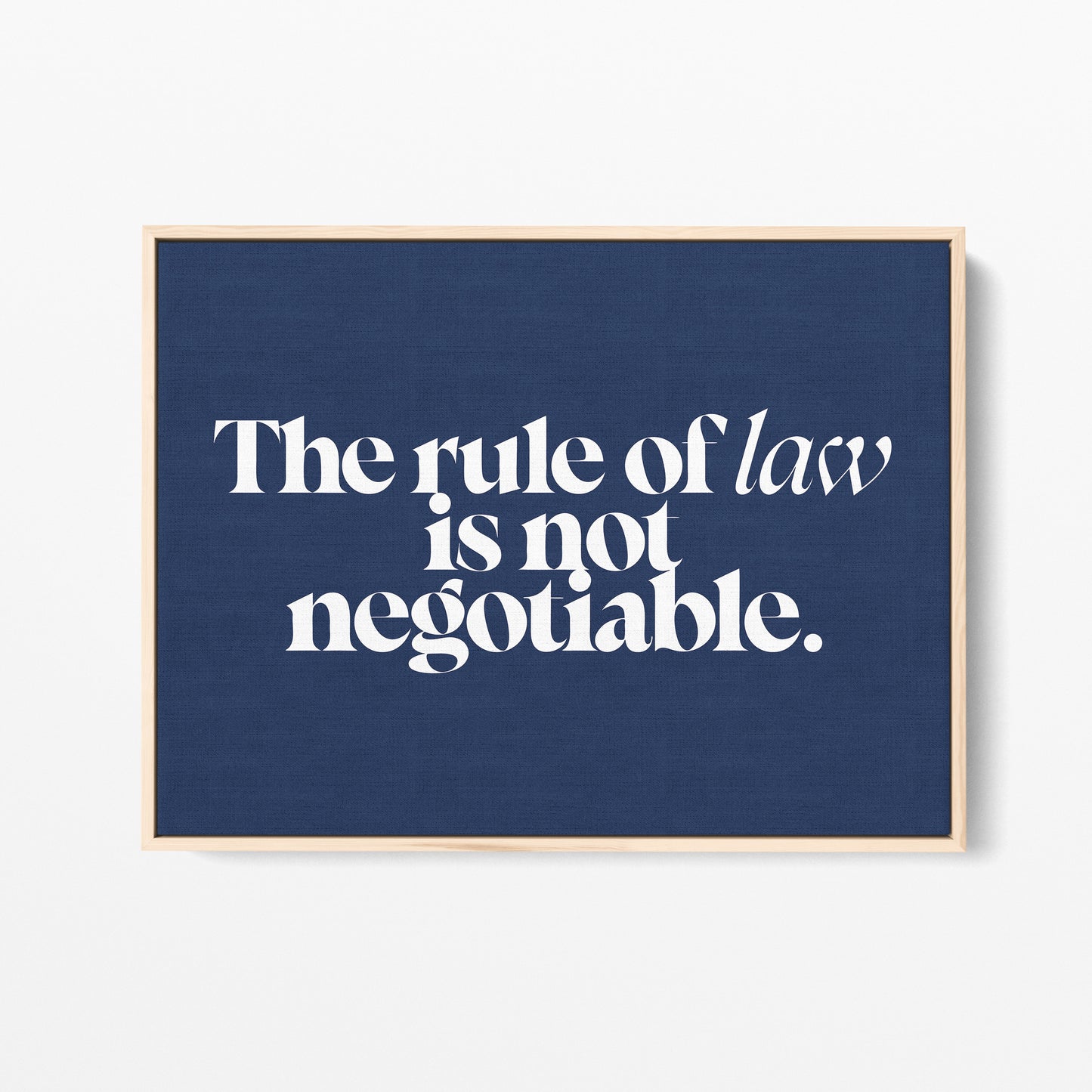 Rule of Law Canvas Landscape