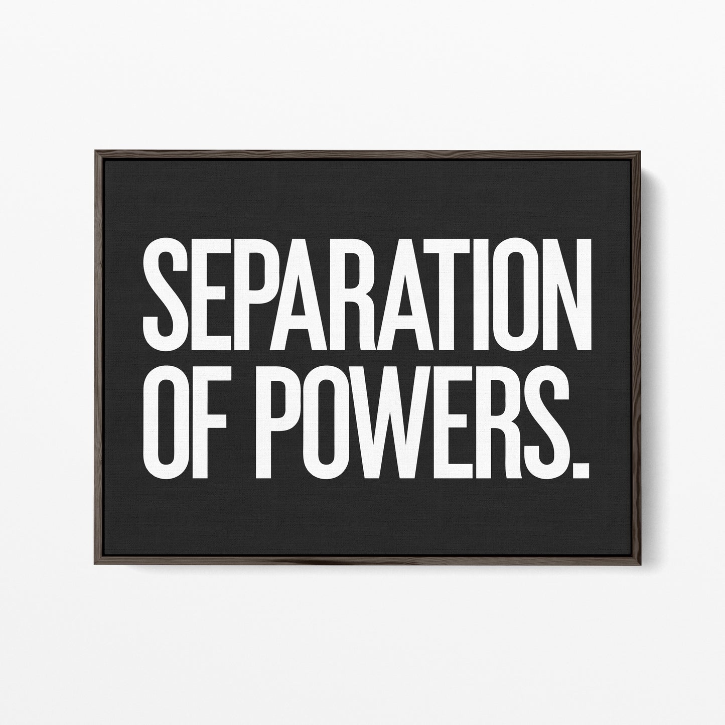 Separation of Powers Canvas Landscape