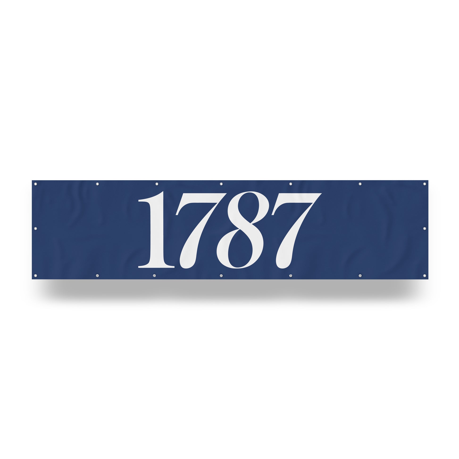 "1787." — Quorum vinyl banner