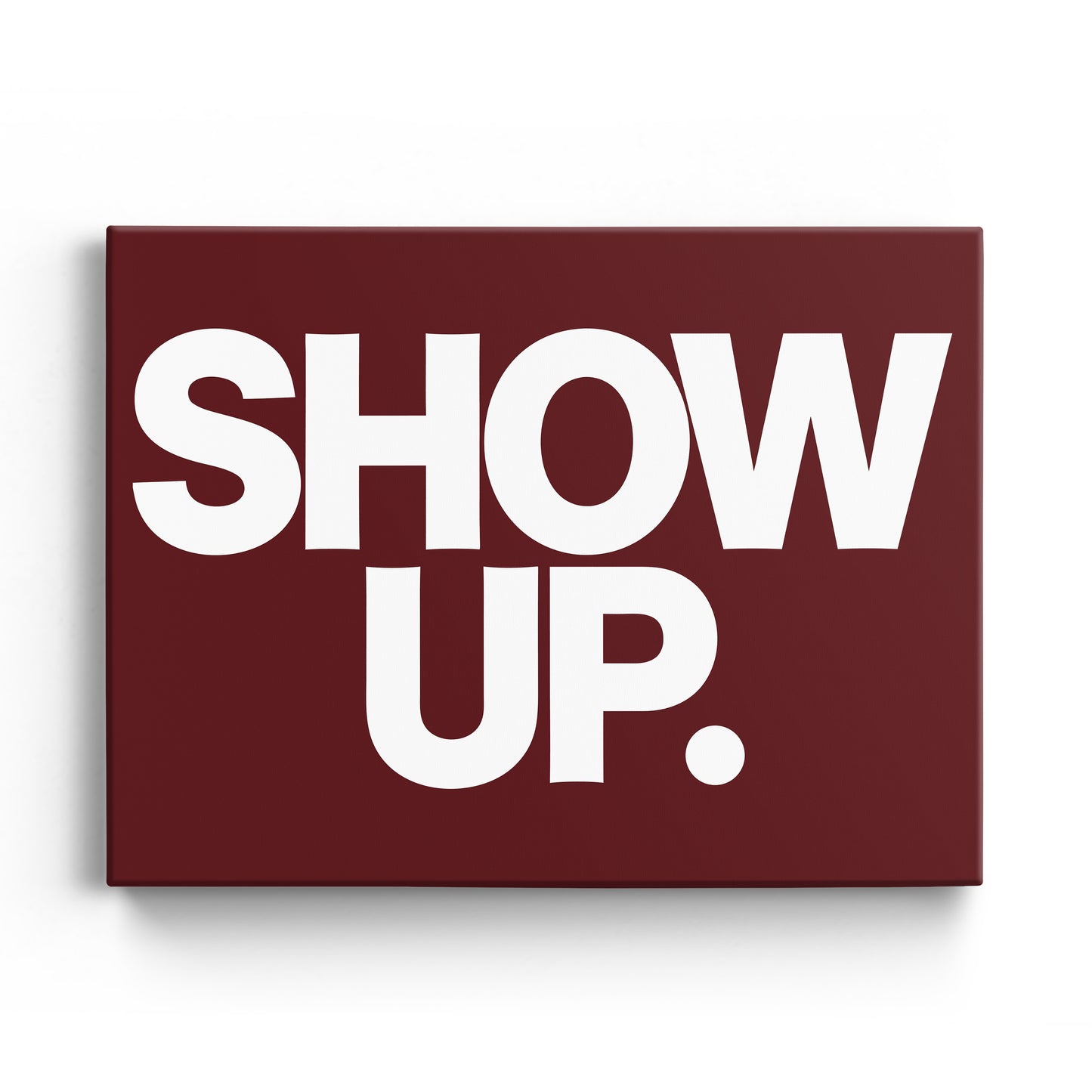 Show Up. Vote. Canvas Landscape