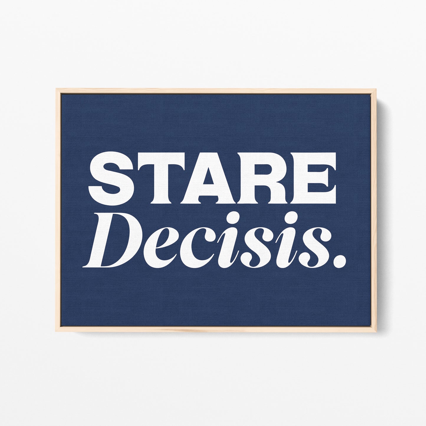 Stare Decisis Canvas Landscape