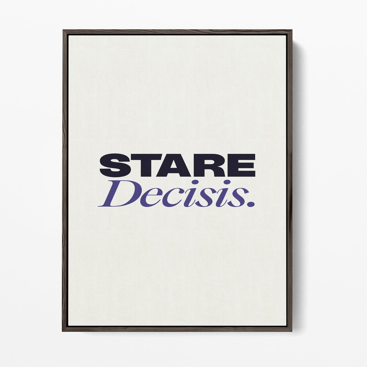 Stare Decisis Canvas Portrait