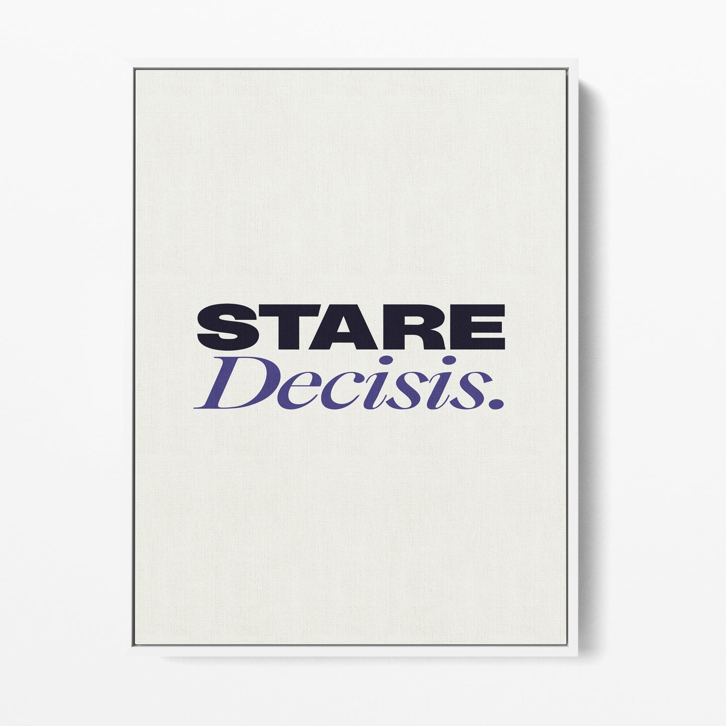 Stare Decisis Canvas Portrait