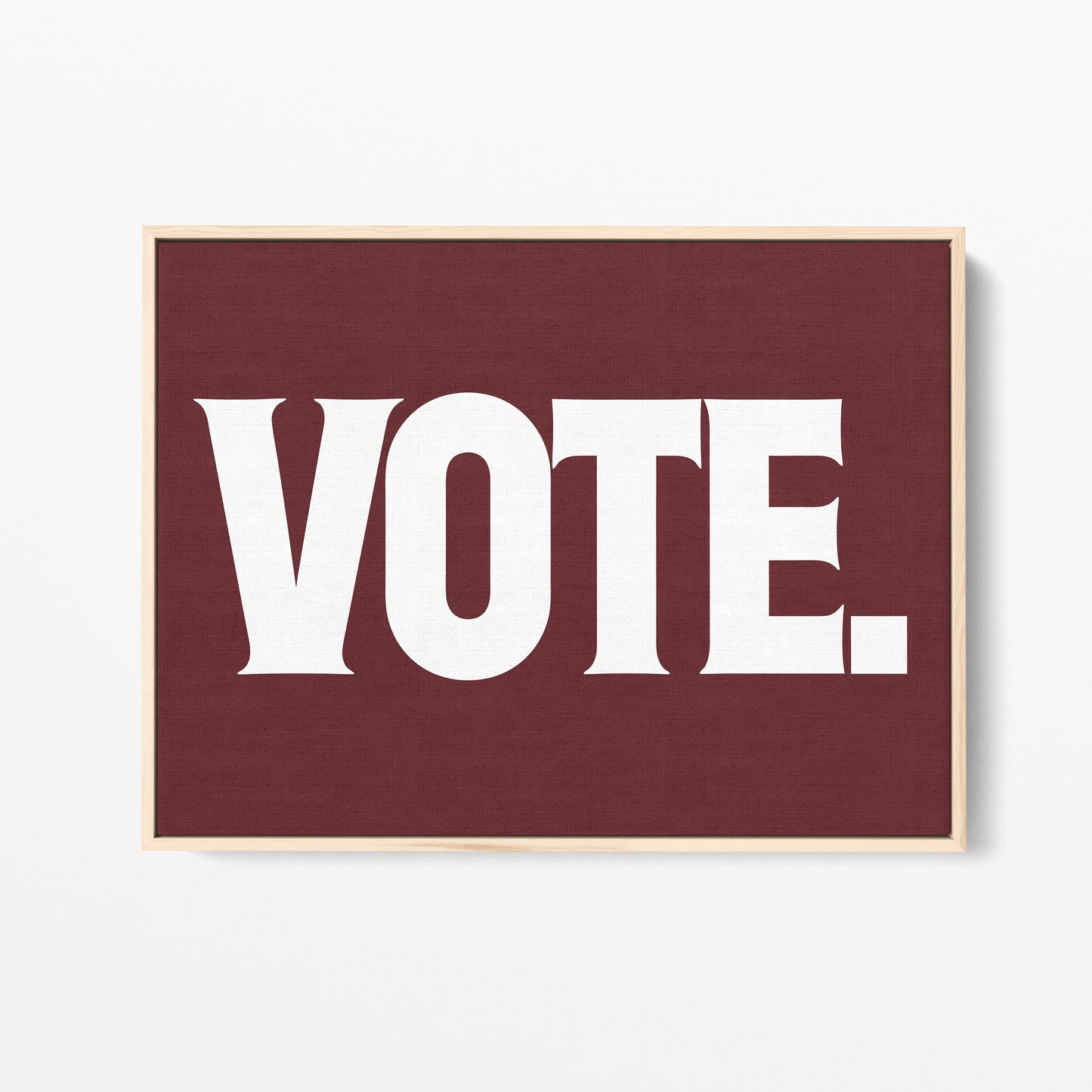 Vote Canvas Landscape
