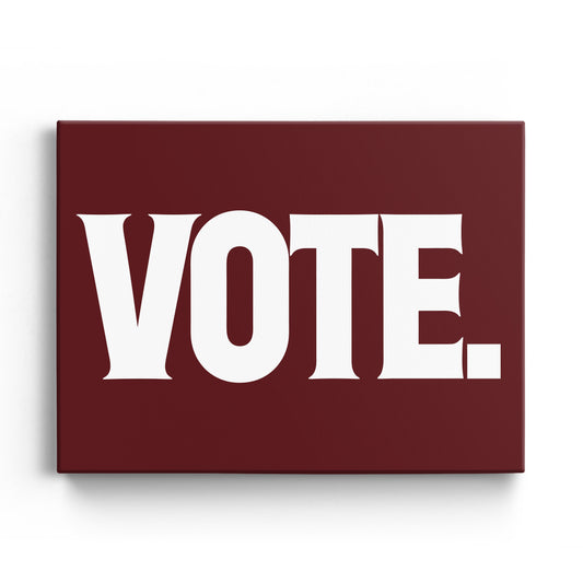 Vote Canvas Landscape
