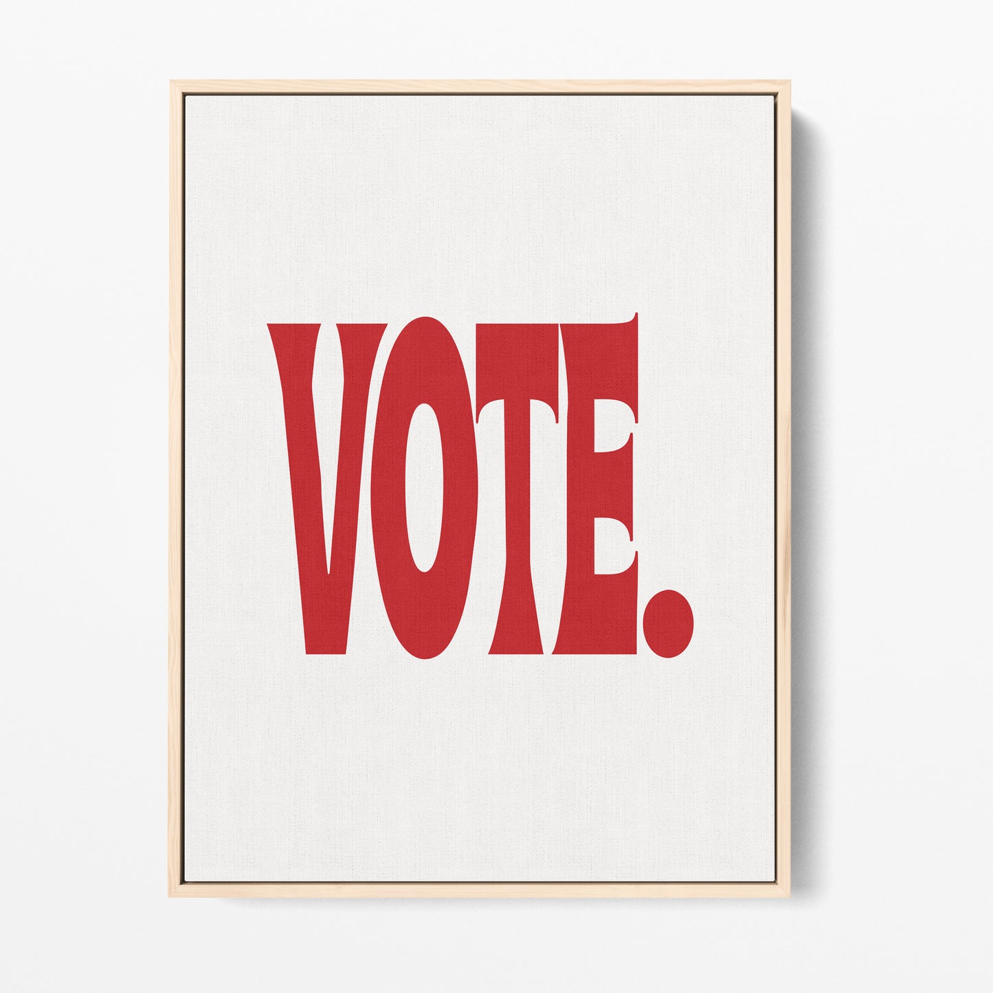Vote Canvas Portrait