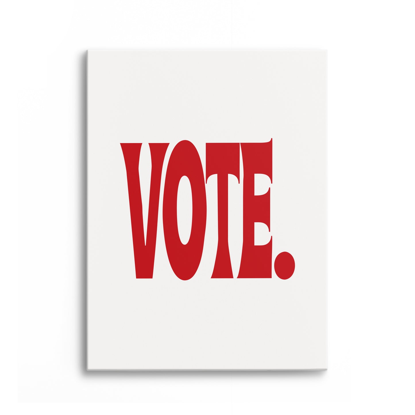 Vote Canvas Portrait