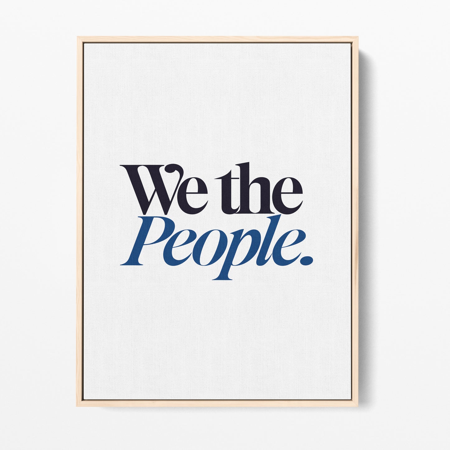 We the People Canvas Portrait