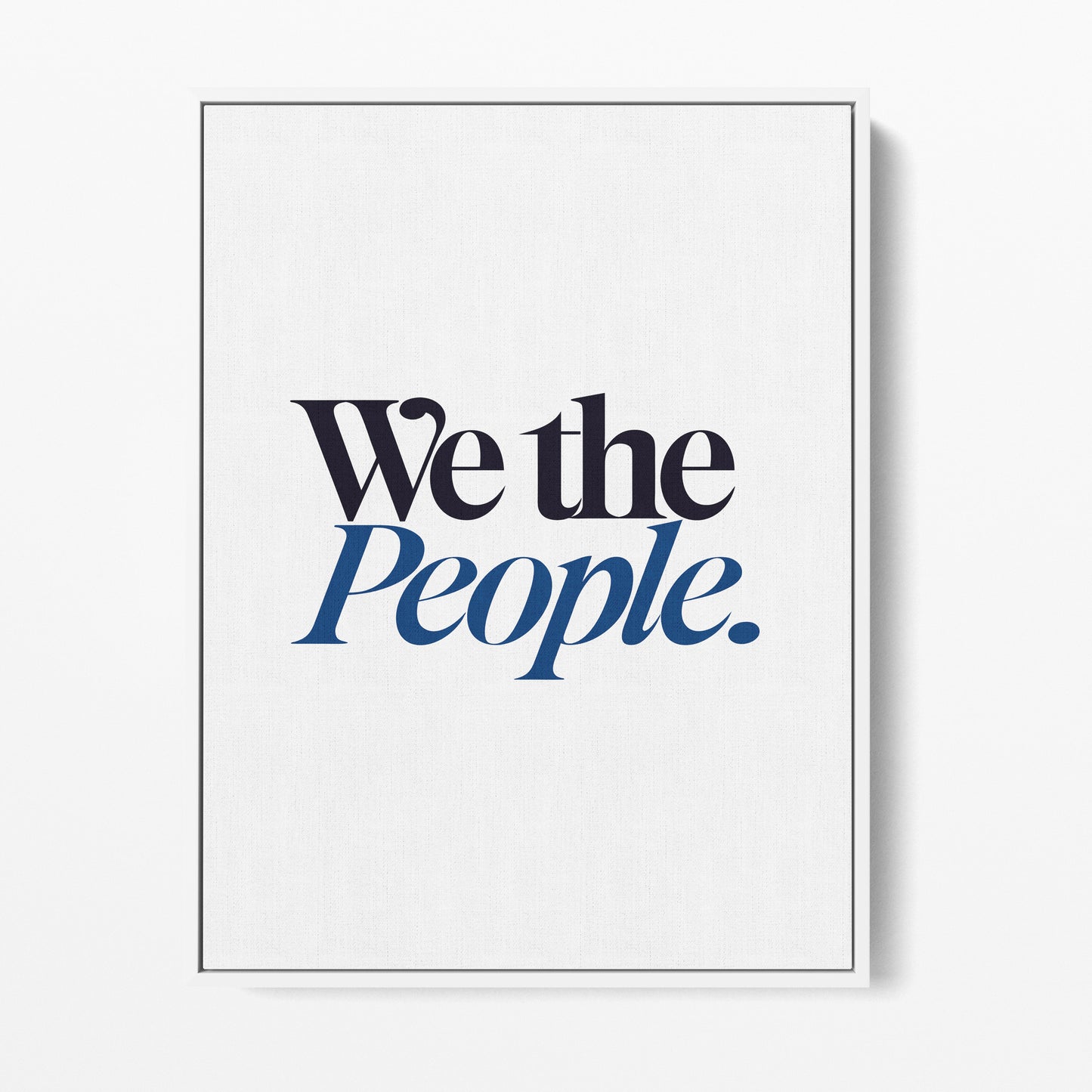 We the People Canvas Portrait