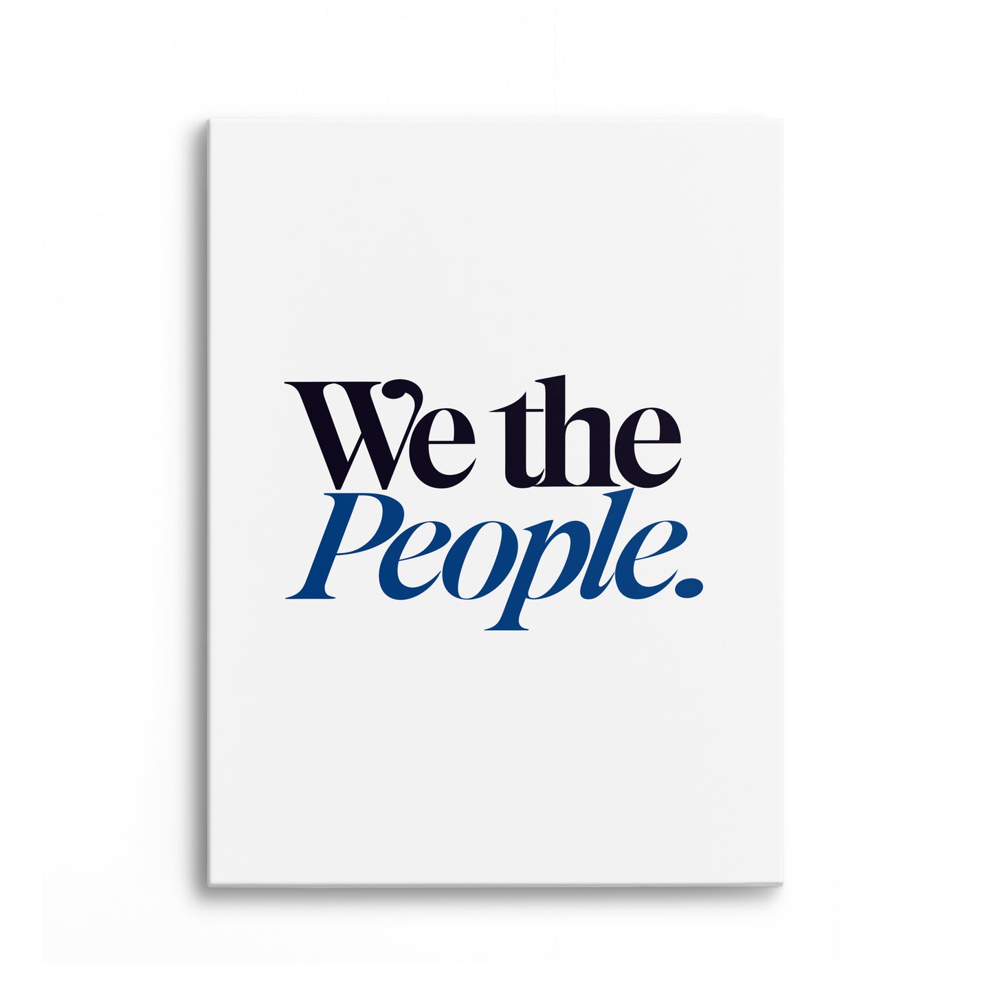 We the People Canvas Portrait